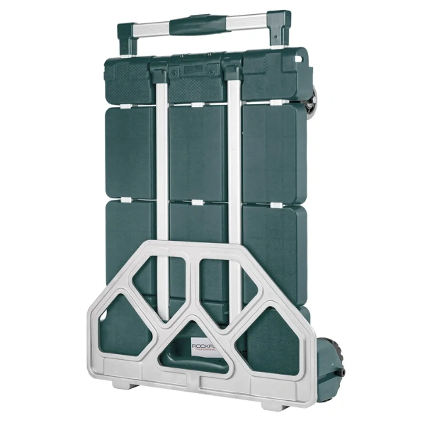 Тележка складная платформенная/для багажа с телескопич. ручкой+набор эластичных шнуров(в разложенном виде:53х43х110см,в сложенном:59х43х13см,г/п200кг)