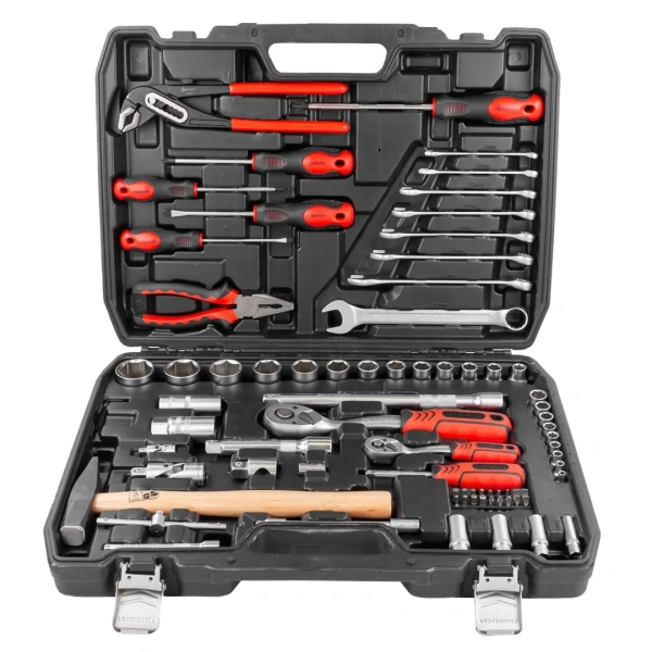 Набор инструментов 77пр. 1/4'', 1/2''(6гр.)(4-32мм)