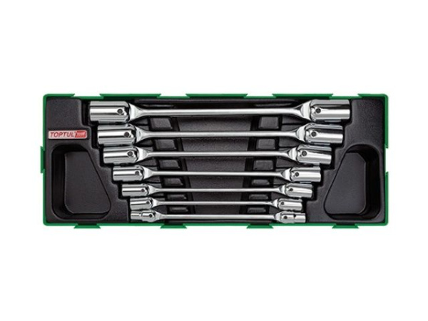 Набор-сет ключей шарнирных 7предм. TOPTU