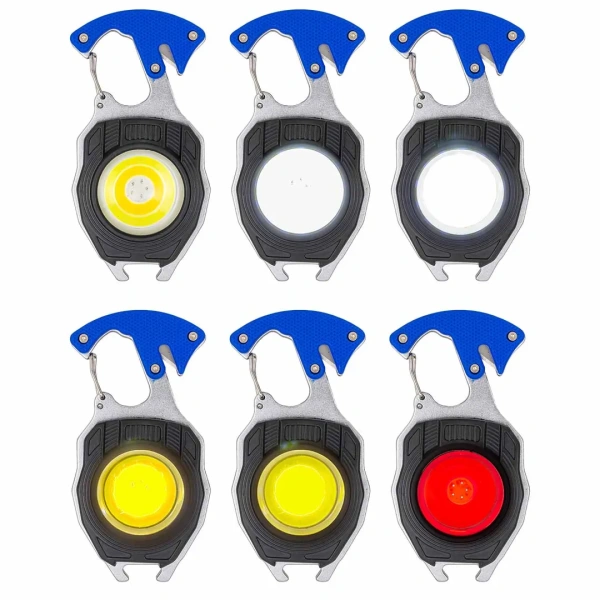 Фонарь светодиодный аккумуляторный переносной многофункциональный (6 реж.раб., СОВ LED 500мАч, 100-500Лм, время раб. 90-120мин, время зар. 60-120мин)