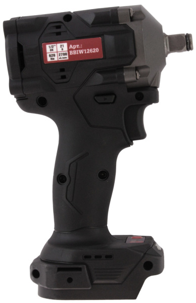 Гайковерт ударный аккумуляторный бесщеточный Thorvik BBIW12620DNB (1/2"DR, 21В, 620 Нм, без АКБ и З/У)