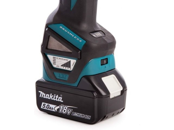Аккум. углошлифмашина MAKITA LXT DGA 513 RTJ в кор.