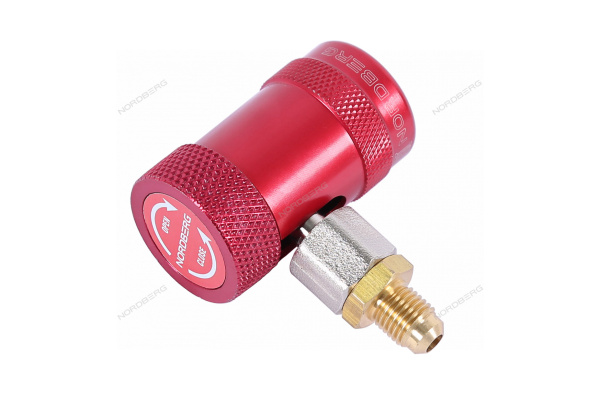 Муфта быстросъемная R1234yf NORDBERG NFA9H (высокое давление, красная)