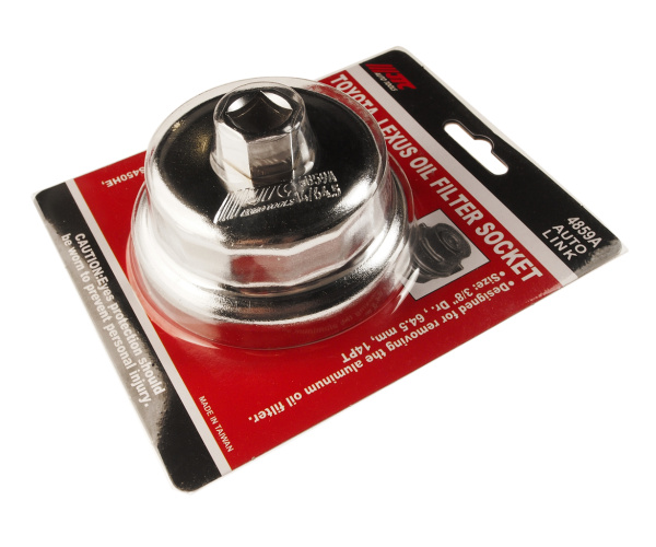 Съемник фильтров масляных 14-ти гранный JTC 4859A (64,5 мм, TOYOTA, LEXUS -07, чашка)