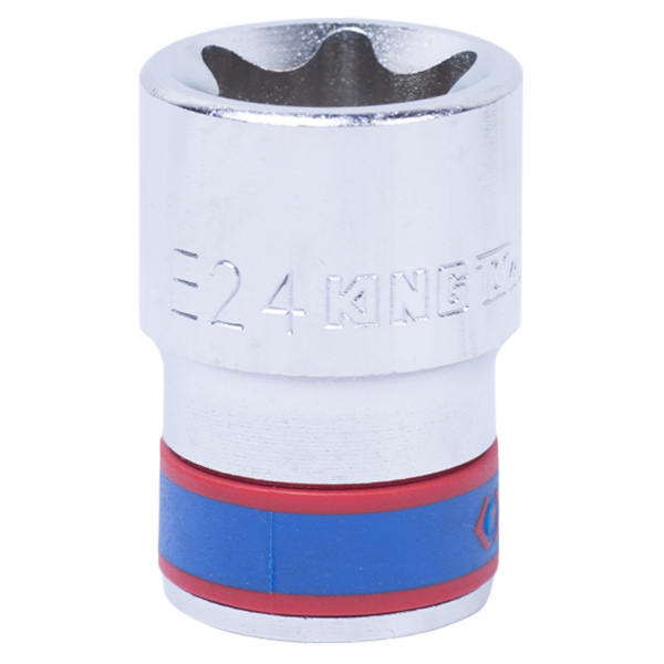 Головка торцевая TORX Е-стандарт 1/2", E24, L = 39 мм KING TONY 437524M