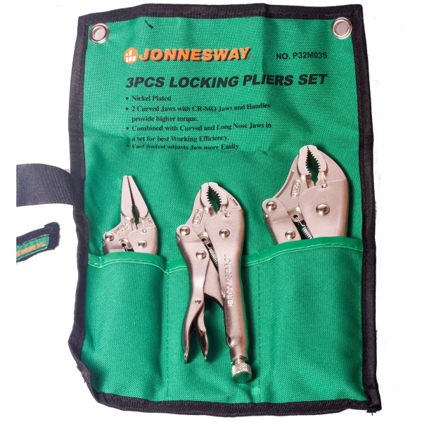 Набор ручных тисков струбцин JONNESWAY P32M03S (3 пр.)