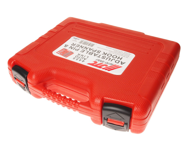 Ключ для круглых гаек с прорезью JTC 4455 (с радиусными насадками, 11 предметов)