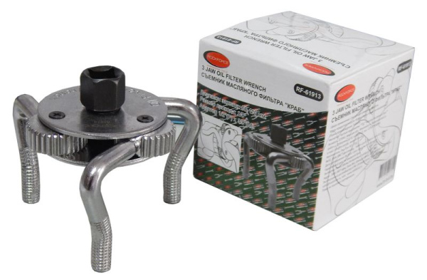 Съемник масляного фильтра ''краб''с круглым изогнутым захватом 1/2(45-102мм)