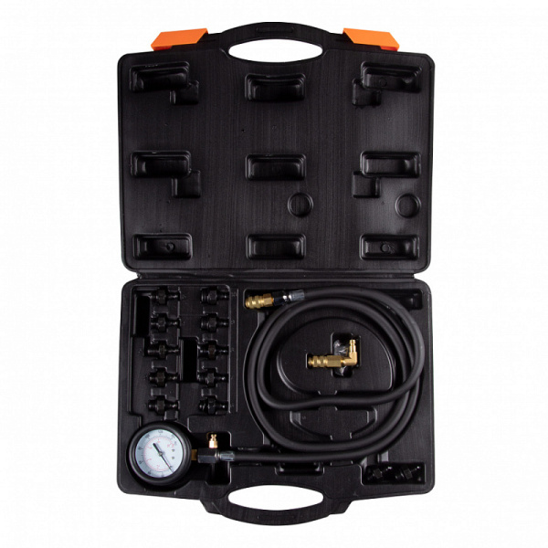 Манометр для измерения давления масла, 0-10 БАР, комплект адаптеров AFFIX AF12020010C