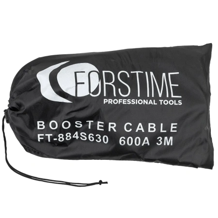 Стартовые провода 600 Aмпер, 3м, Øкабеля 11мм, Øжилы 0.25мм, кол-во жил 224 (морозостойкая изоляция), в чехле
