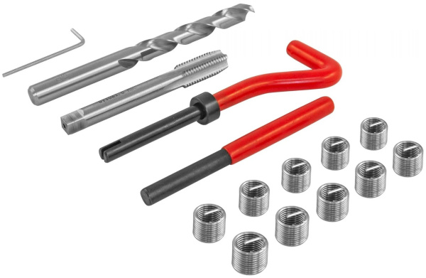 Набор для восстановления резьбы M10x1.0 15 предметов Thorvik TRIS101