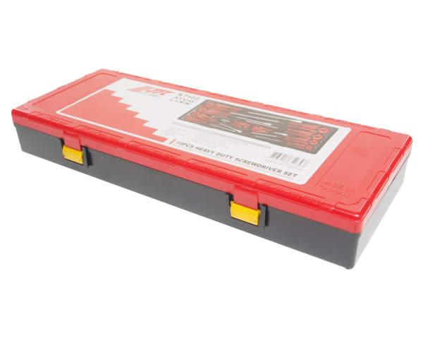 Набор отверток усиленных JTC K7102 (10 предметов в кейсе)