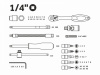 Набор головок и бит 46пр. 1/4" PRO STARTUL STUTTGART (PRO-046S)