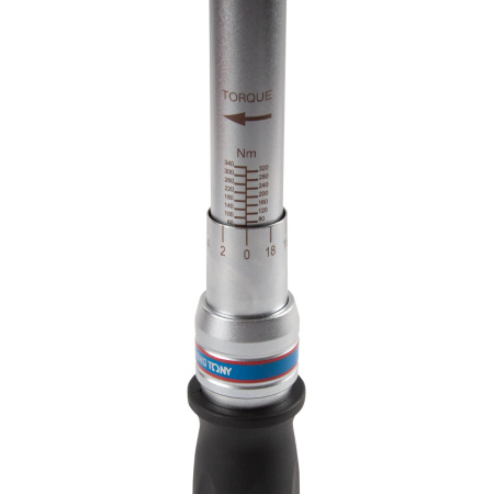 Ключ динамометрический серии "FIT" KING TONY 345203D11MR (14х18 мм, с набором рожковых насадок 13-30 мм, 60-340 Нм, кейс)