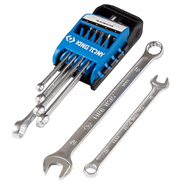 KING TONY Набор комбинированных ключей, 8-19 мм, 8 предметов