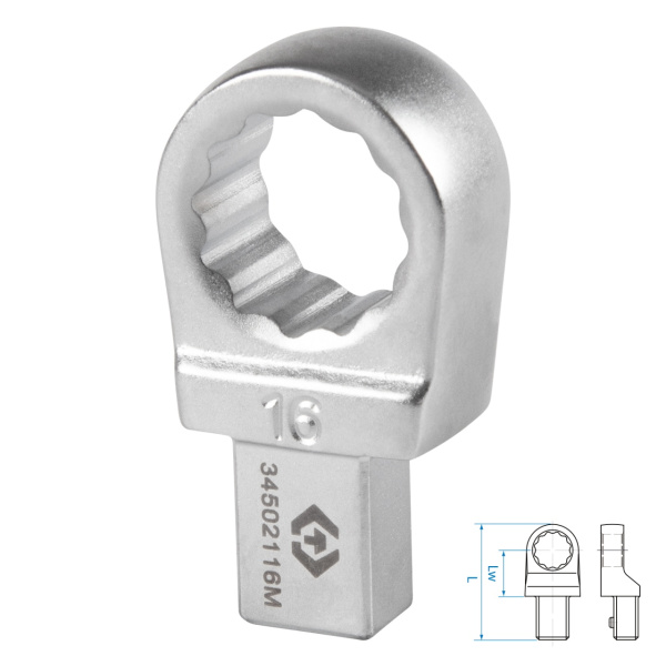 Насадка накидная серии FIT KING TONY 34502116M (16 мм, 9х12 мм)