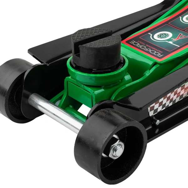 Домкрат подкатной гидравлический низкопрофильный с поворотной ручкой 3т