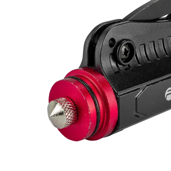 Фонарь светодиодный аккумуляторный с складным ножиком 80мм и аварийным молотком (3 режима работы,1200мАч,250Лм,время раб.2-3ч,время зар.3-4ч,IPX5)