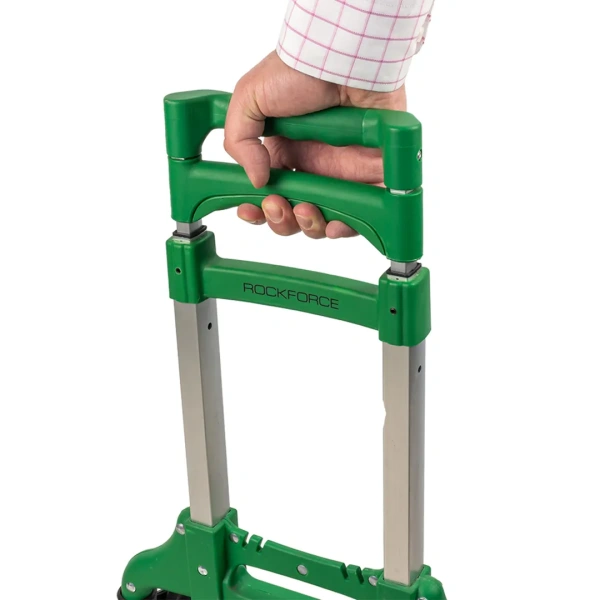 Тележка ручная складная с телескопической ручкой (г/п70кг,385х410х985мм-в разложенном полож.,385х280-рабочая площадка, 125мм-Ø колес)