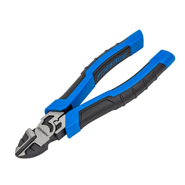 Бокорезы с эргономическими рукоятками+обжимка 160мм, на блистере