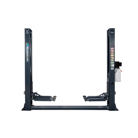 Автоподъемник двухстоечный ROSSVIK T4Е (4т, 220В/380В, синий/чёрный)