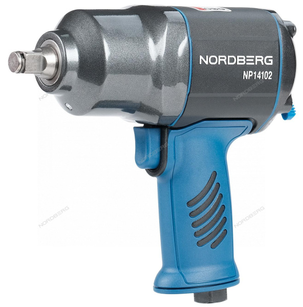 Пневмогайковерт ударный NORDBERG NP14102, 1/2", 1300Нм, переключение одной рукой