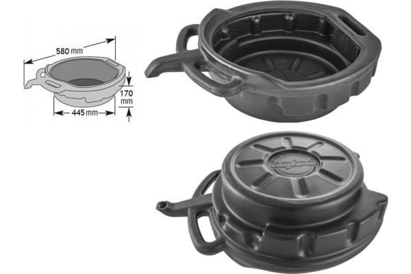 Поддон для слива масла 16 л 580х445х170 мм Ombra A90051