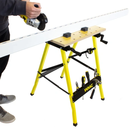 Верстак столярный металлический с разводной столешницей(605x635x785,металл 1.2мм, нагрузка 100кг)