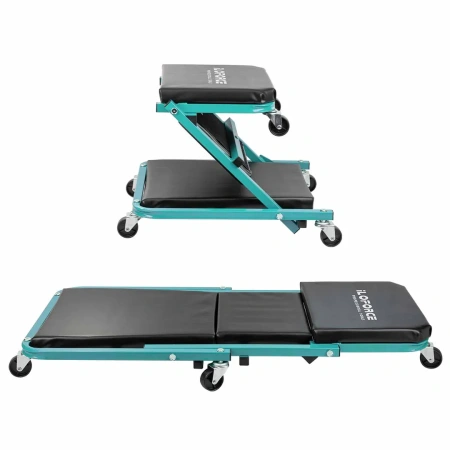 Лежак трансформер подкатной на 6-ти колесах (Стул-лежак)