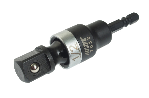 Адаптер карданный под шуруповерт JTC 7832 (1/4"х1/2", 6,35 мм)