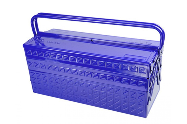 Ящик инструментальный раскладной, 5 отсеков, синий МАСТАК 510-05420B