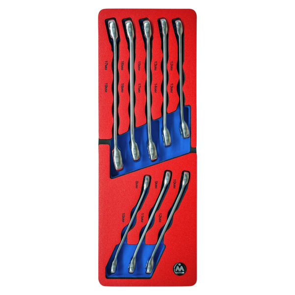 Набор разрезных ключей МАСТАК 5-25108 (ложемент, 8 предметов)