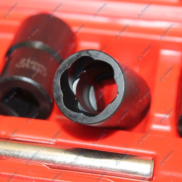 Набор адаптеров-экстракторов для демонтажа поврежденных болтов и гаек (5 предметов) Хорекс Авто HZ 24.1.063S