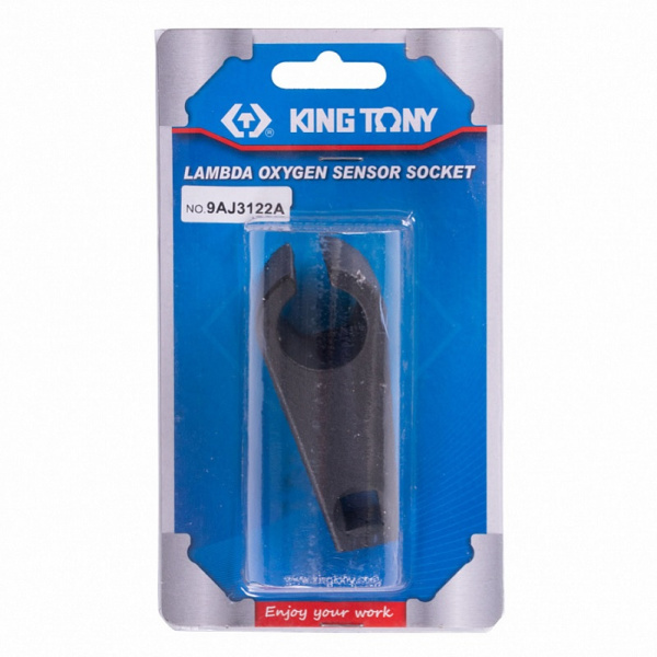 Головка для кислородных датчиков KING TONY 9AJ3122A, 3/8", 22 мм, разрезная