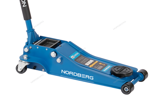 Домкрат подкатной г/п 3,3 тонны H=80-500 мм супернизкий подхват NORDBERG N32033