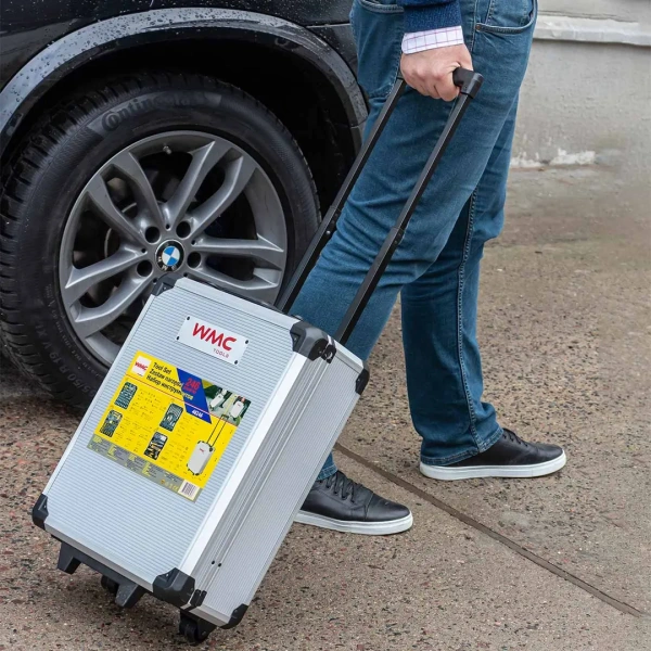 Набор инструментов 246пр. 1/4'',1/2''(6гр.)(4-21мм), в алюминиевом кейсе