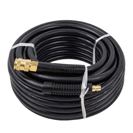 Шланг резиновый воздушный армированный с фитингами 10мм x 15мм x 15м (20-60бар, раб. t от -30 до +70°С)