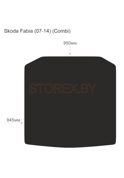 Skoda Fabia (07-14) (Combi) Багажник copy