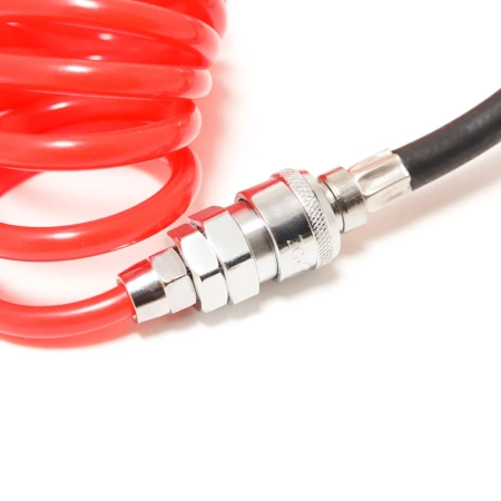 Компрессор поршневой автомобильный с витым шлангом F-95 ''FORSAGE''(45л/мин, 23А) 12V(питание на клеммы)