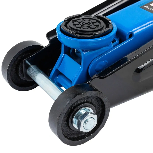 Домкрат подкатной гидравлический 3 т с вращающейся ручкой (h min 130мм, h max 410мм)узкая база