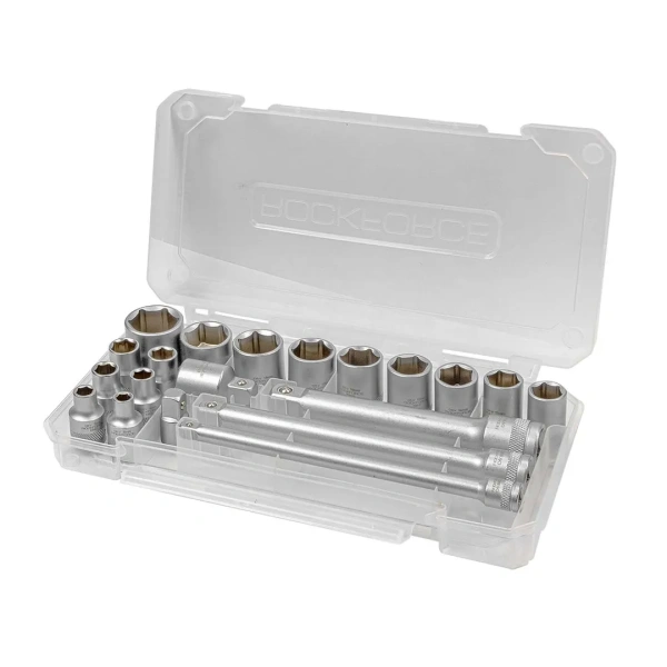 Набор инструментов 3/8' 20пр. 6гр. (6-22мм) в пласт.кейсе