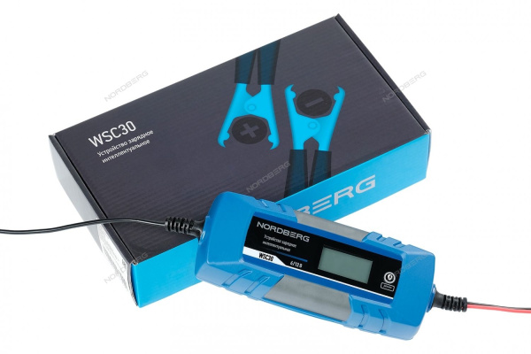 NORDBERG Устройство WSC30 зарядное интеллектуальное 6/12V макс ток 4A