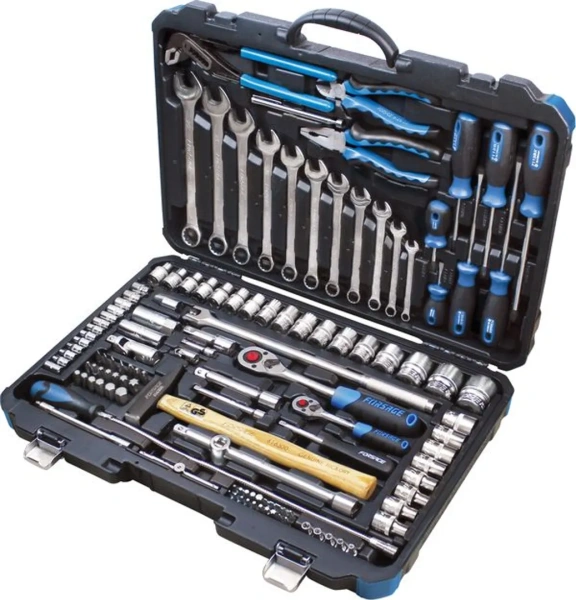 Набор инструментов 124пр. 1/4''&1/2''(6гр.)(4-32мм)