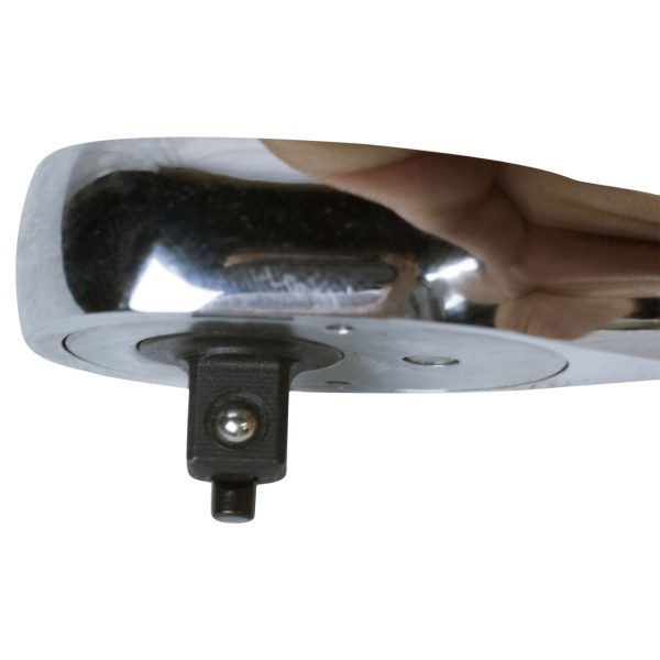 Трещотка 1/4"140 мм, 24 зубца, флажковая с кнопкой KING TONY 2761-55P