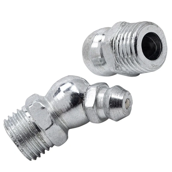 Пресс-масленка 10мм угловая (45град.), комплект 10 шт.