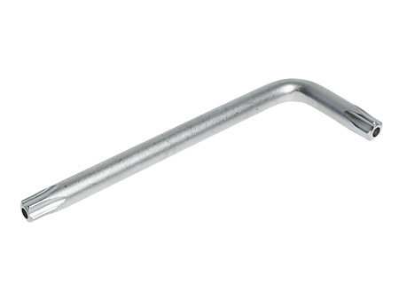 Ключ TORX Г-образный 5-гранный JTC 71925 (TS25H, L=60 мм)