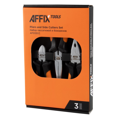 Набор пассатижей и бокорезов, 3 предмета AFFIX AF033CC
