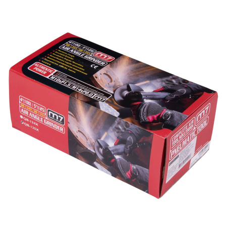 Пневматическая угловая шлифовальная машина (УШМ) MIGHTY SEVEN QB-135X, 125 мм, 11000 об/мин