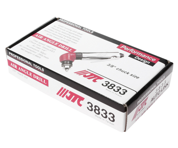 Дрель пневматическая угловая JTC 3833 (10мм 1900об/мин. 90PSI)