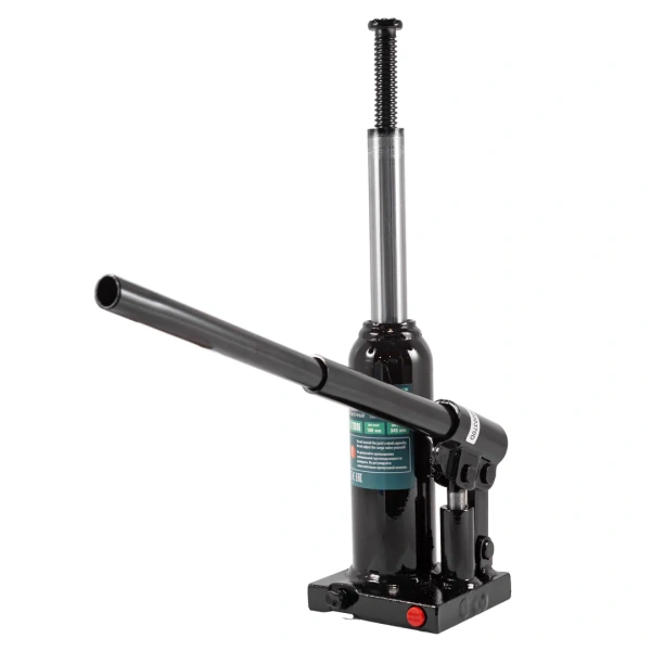 Домкрат бутылочный 3т с клапаном (высота подхвата-105мм, высота подъема-345мм)в кейсе